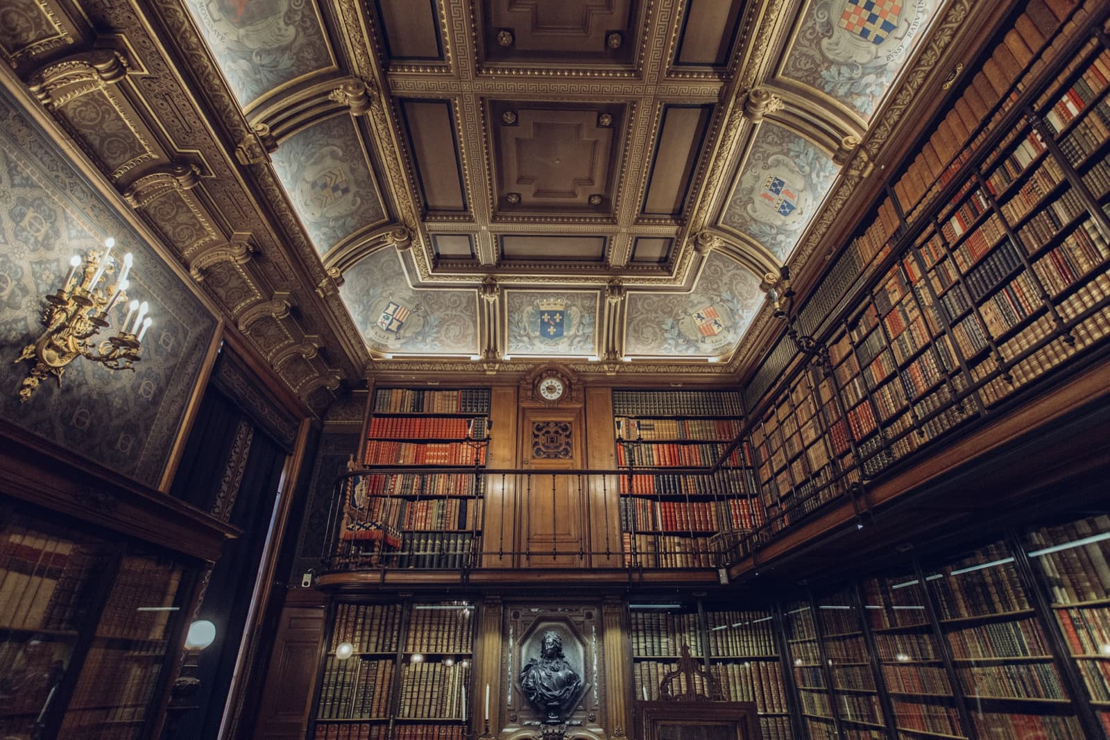 University library interior representing education support services