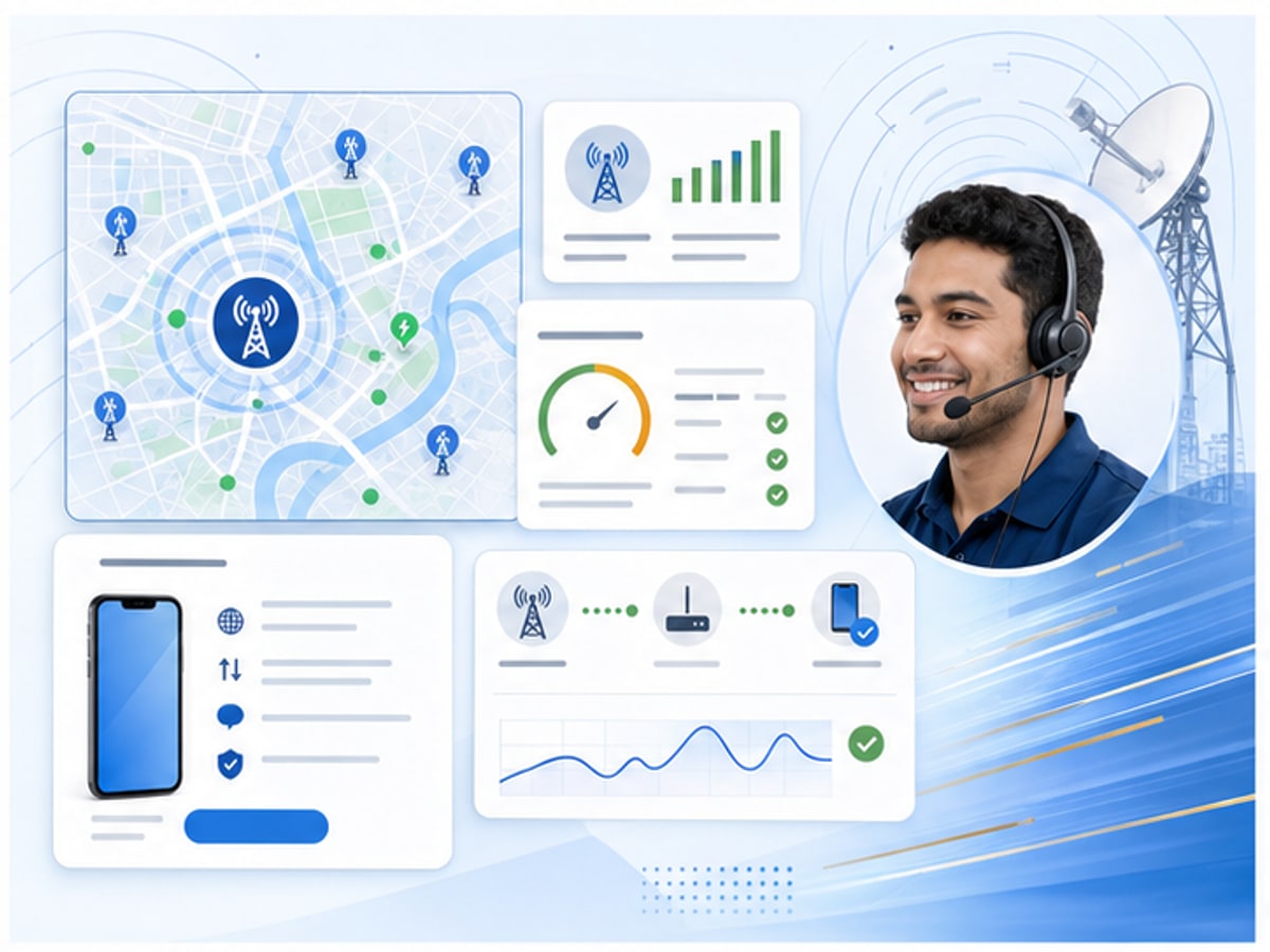 Diagnostic depth and dispatch decisions in a telecom support program